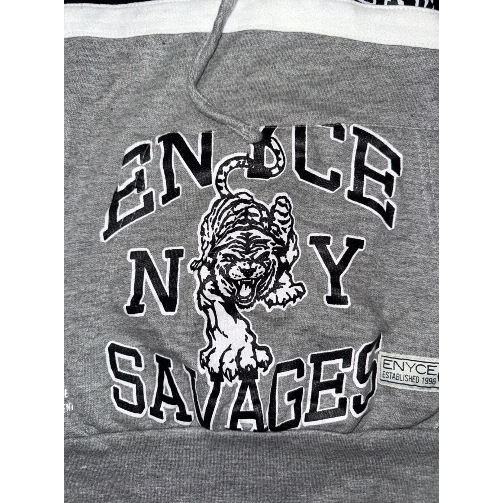 Enyce Enyce Hoodie Short Sleeve Gray 2XL Men Pullover Adult Mens Size US XXL / EU 58 / 5 - 2 Thumbnail