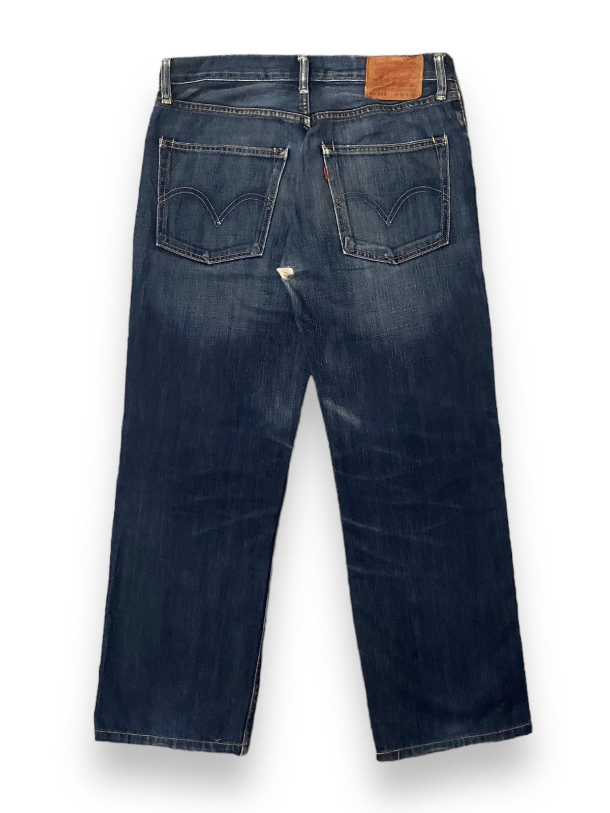 Japanese Brand × Levi's × Vintage Vintage Levis 502 Selvedge 4459 Button Distress Straight d' Size US 33 - 9 Thumbnail