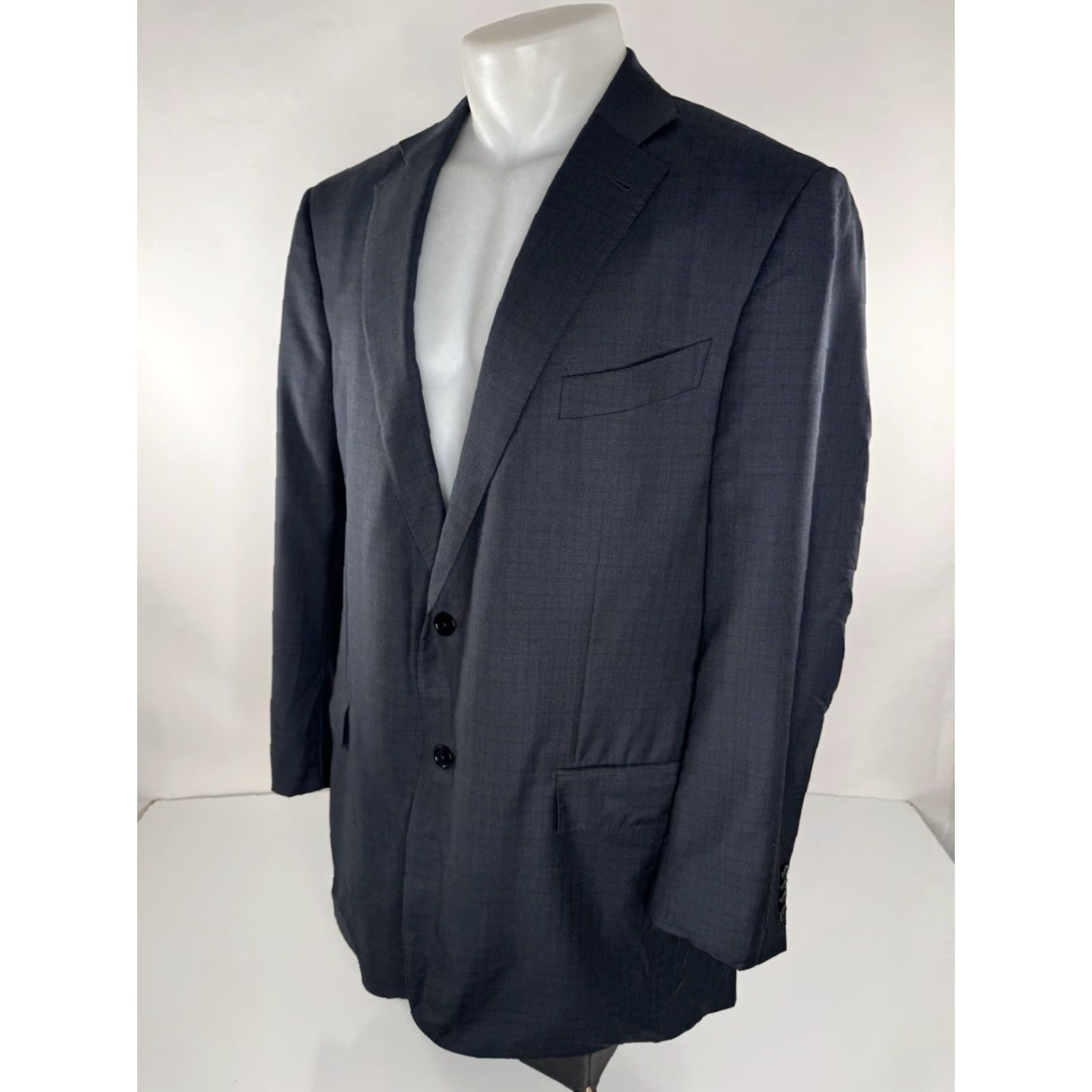Ermenegildo Zegna ERMENEGILDO ZEGNA - TROFEO MILA - WOOL 48 LONG - BLAZER JACKET - GRAY, MEN, SUIT JACKET, WOOL, LONG, BIG & TALL Size 48R - 2 Thumbnail