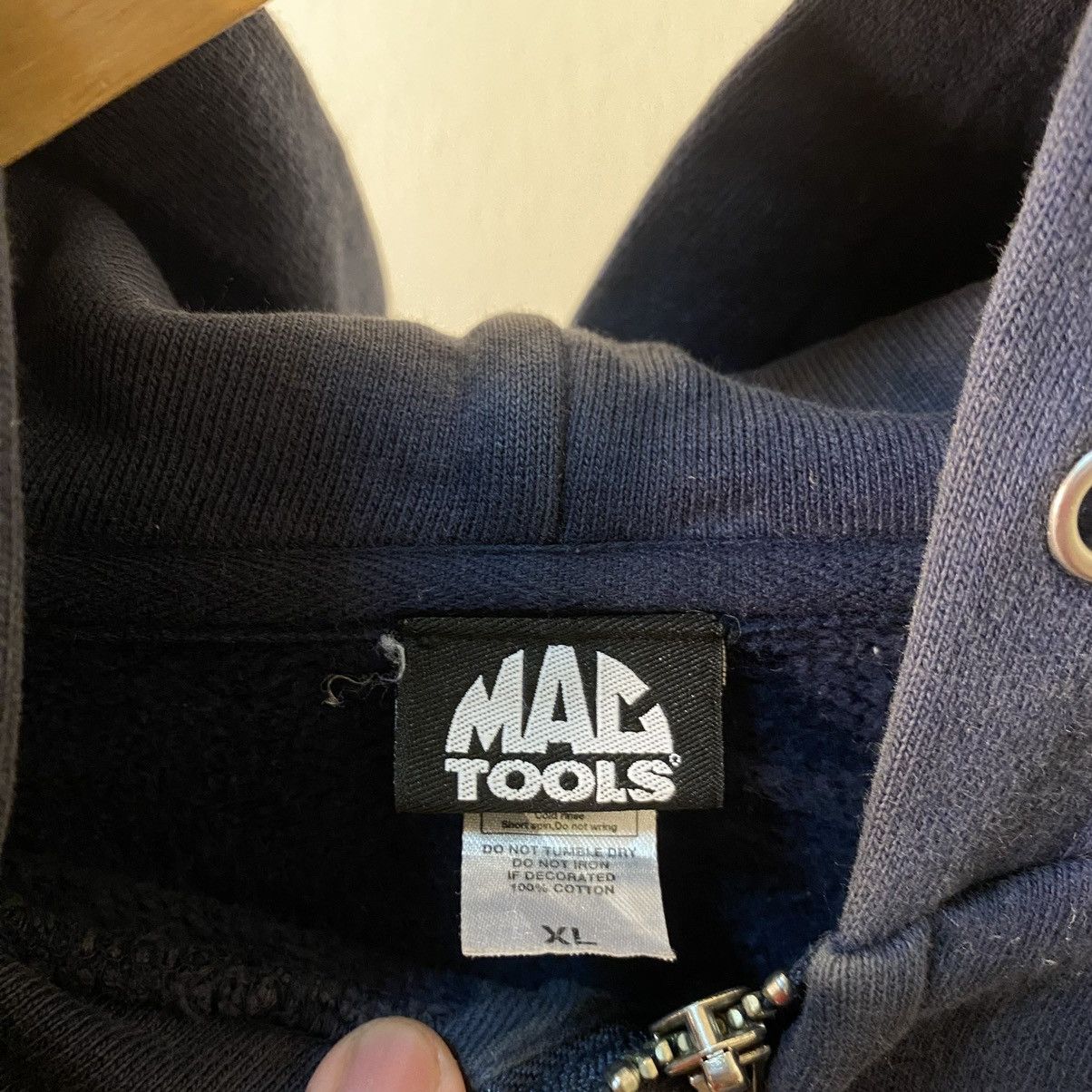 Vintage Vintage 1990s Mac Tools Zip Up Hoodie Size US L / EU 52-54 / 3 - 3 Thumbnail