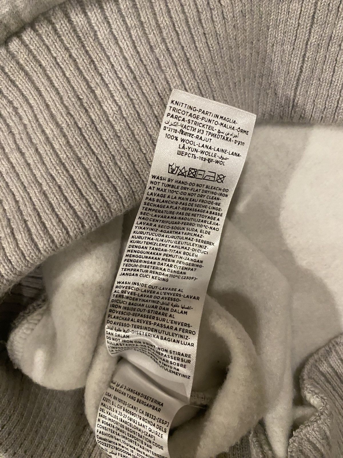 Ermenegildo Zegna × Fear of God Ermenegildo Zegna x Fear of God Collab Grey Sweater Size US S / EU 44-46 / 1 - 5 Thumbnail
