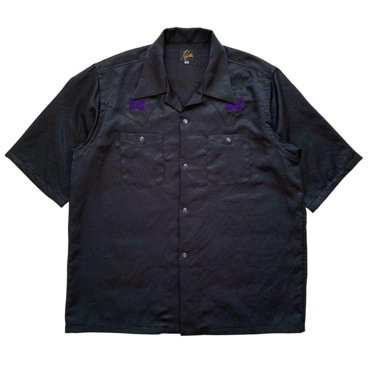 Needles Needles Butterfly Slub Sateen Cowboy One Up Shirt Size US M / EU 48-50 / 2 - 1 Thumbnail