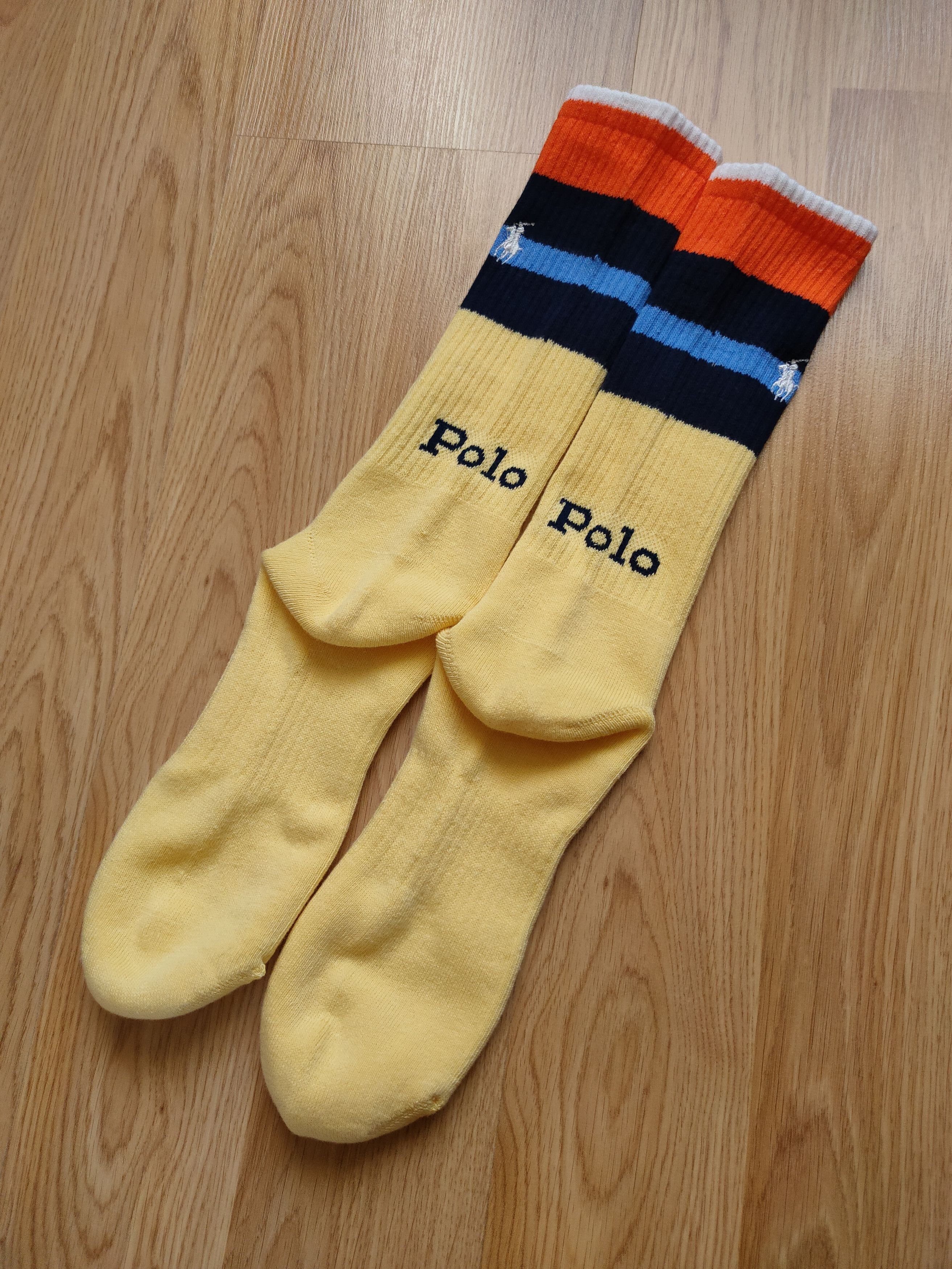 Polo Ralph Lauren Polo Ralph Lauren socks 44-46 high socks Polo RL Size 44 - 3 Thumbnail