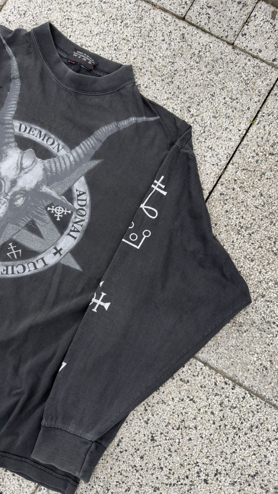 Vintage Demon Adonai Lucifer Messiah Jehova Black Metal Vintage 90s Size US XL / EU 56 / 4 - 6 Thumbnail