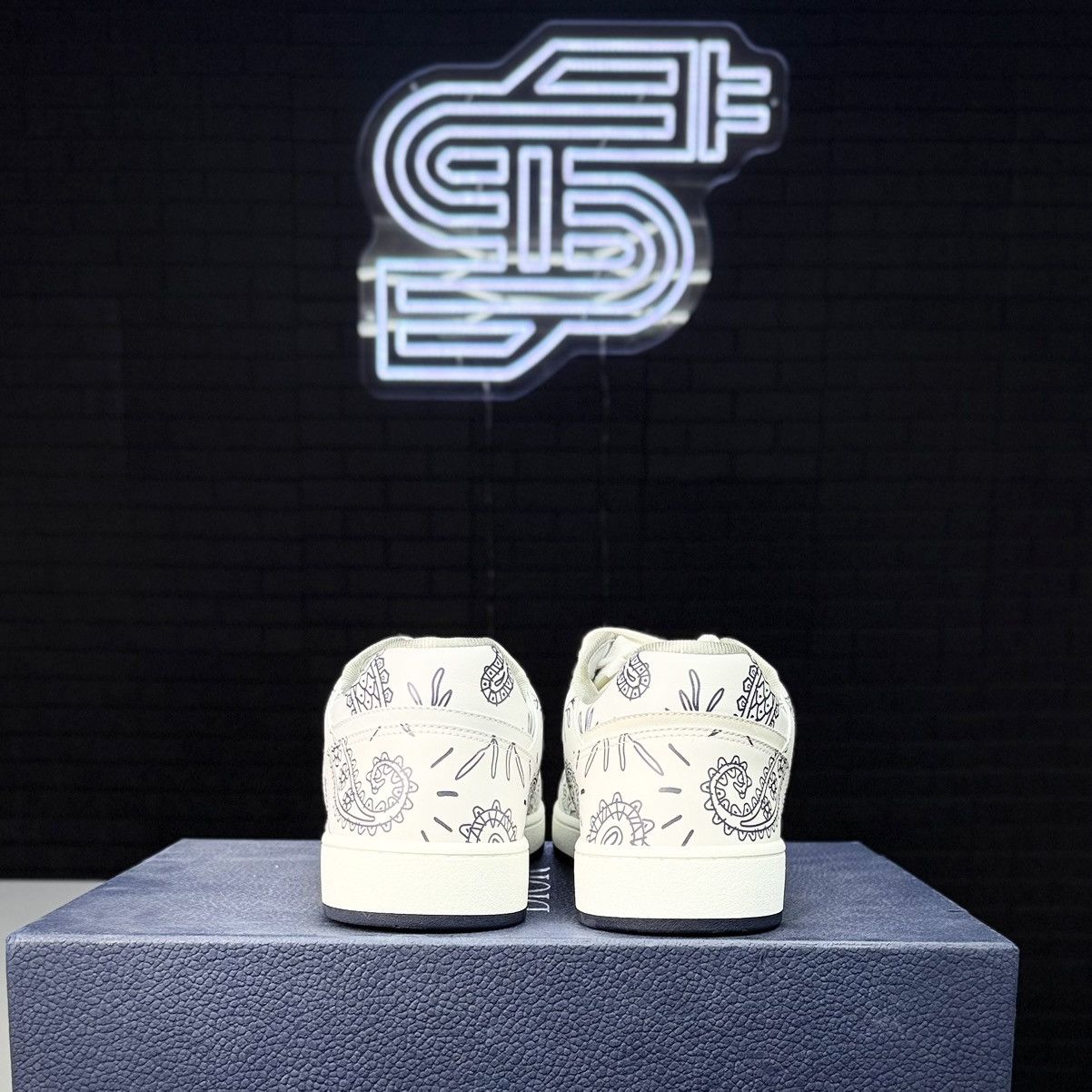 Dior Dior B27 Paisley Sneaker Size US 14 / EU 47 - 4 Thumbnail