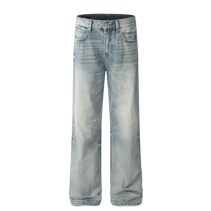 Vintage American retro men's street casual straight hip-hop jeans Size US 32 / EU 48 - 1 Thumbnail
