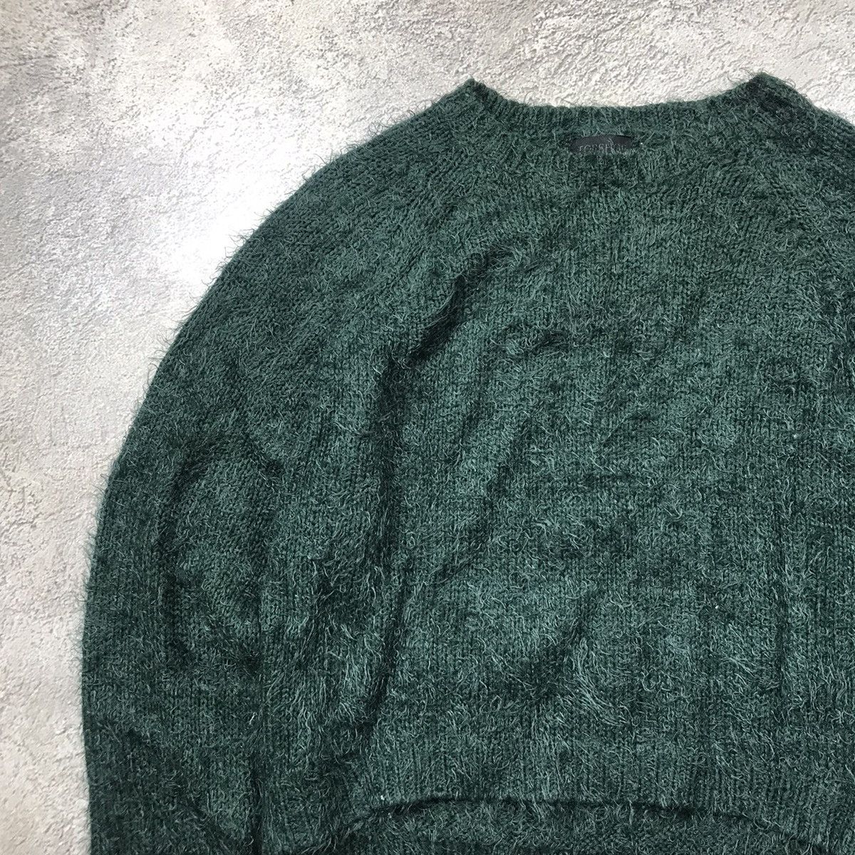 Vintage Vintage Y2K Oversized Mohair Knit Sweater Grunge 90s Faded M Size M / US 6-8 / IT 42-44 - 2 Thumbnail