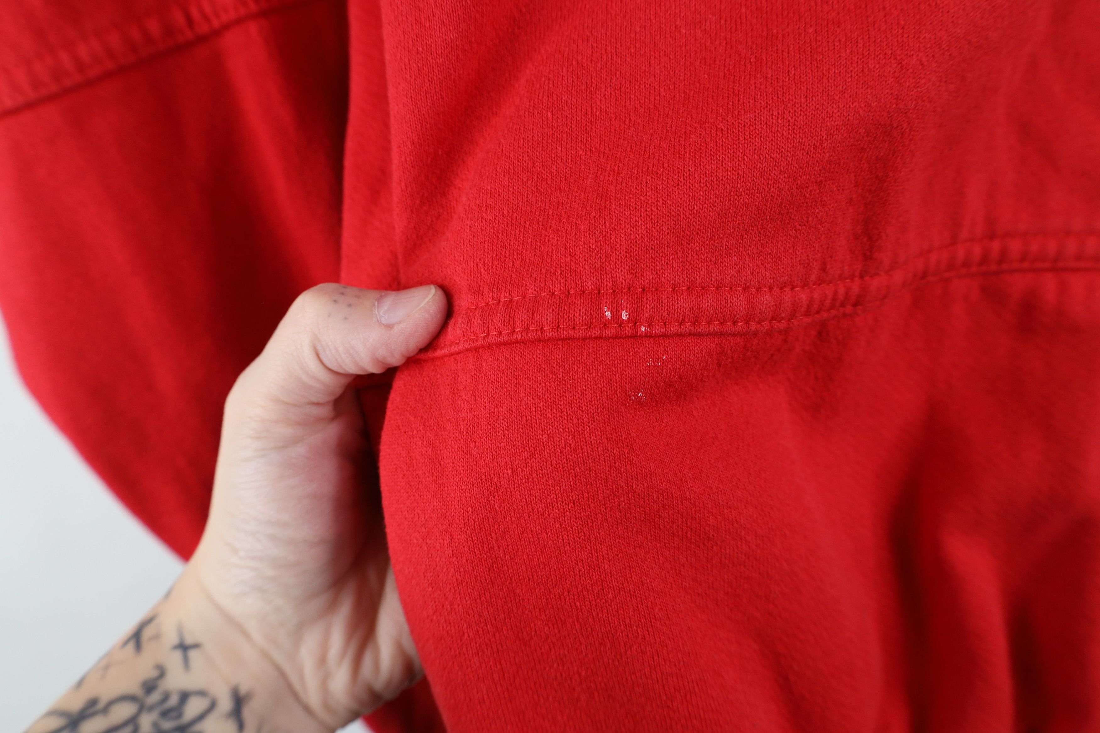 Vintage Vintage 70s Kitchi ti ki pi Crewneck Sweatshirt Red USA Size L / US 10 / IT 46 - 7 Thumbnail