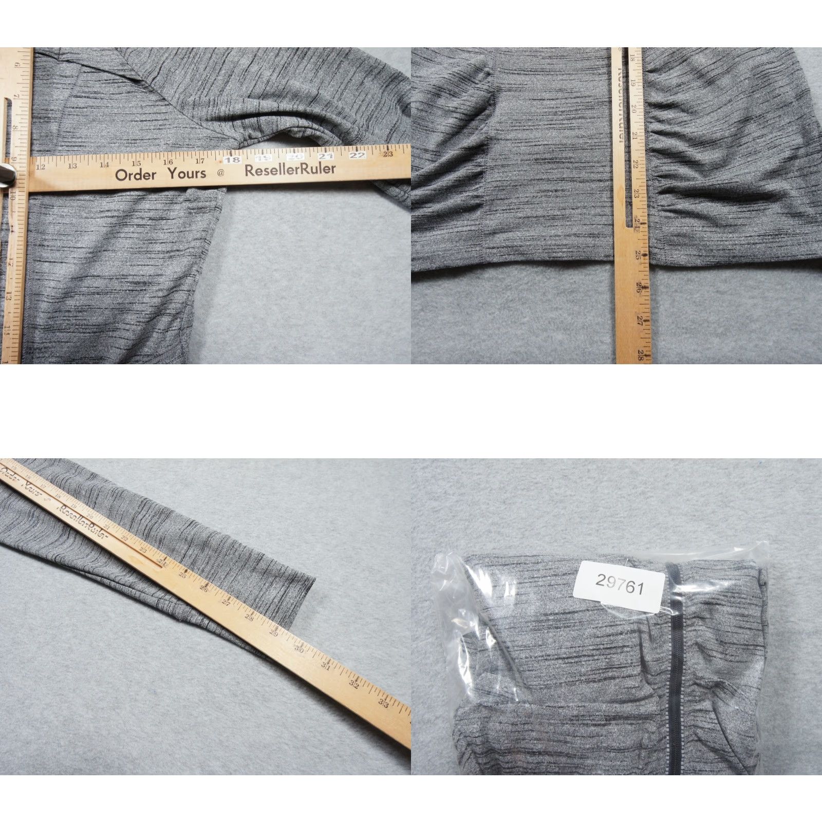 Athleta Athleta Hoodie Womens Medium Gray Half Zip Pullover Activewear Size M / US 6-8 / IT 42-44 - 8 Thumbnail