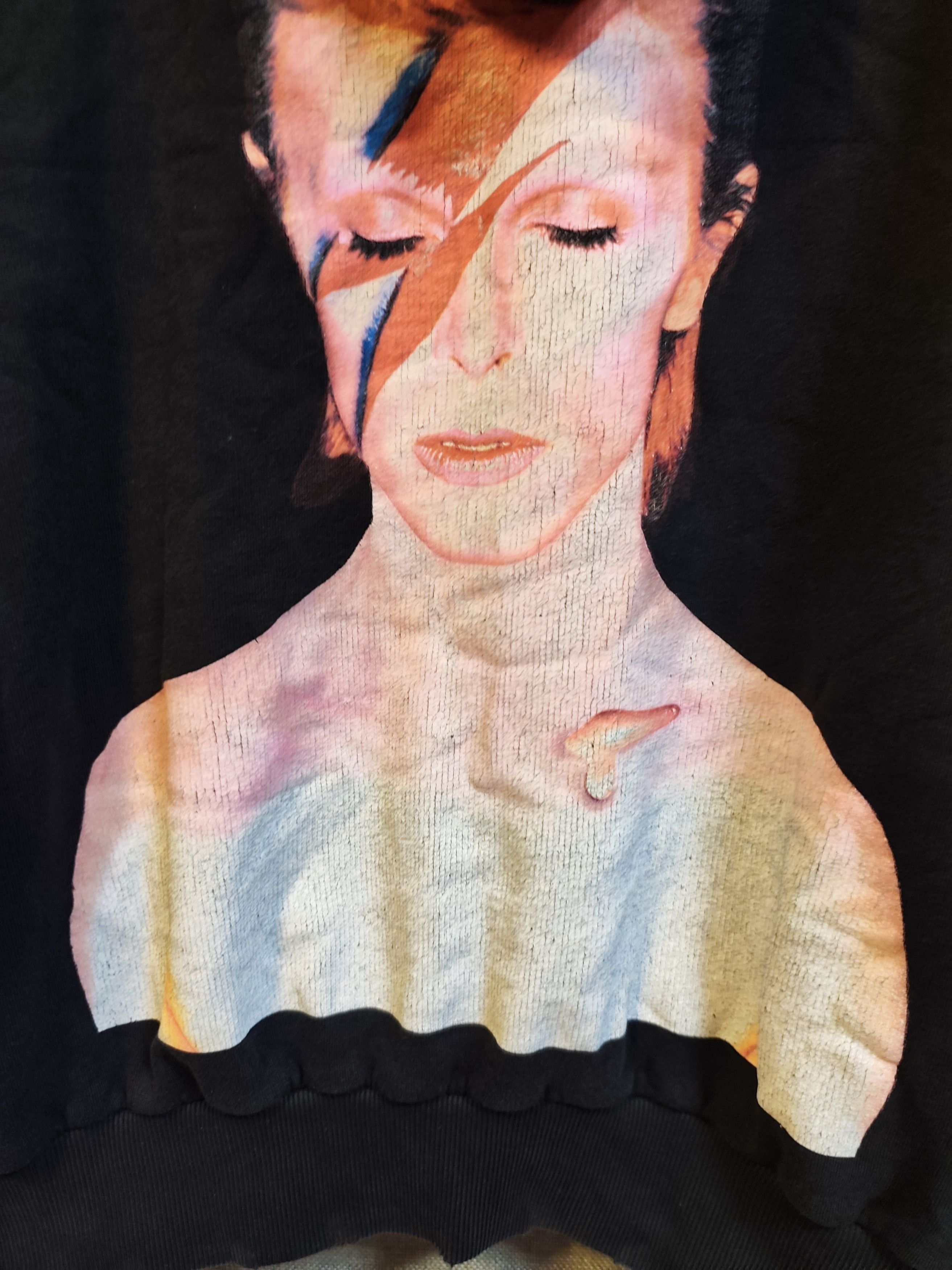 Ih Nom Uh Nit IH NOM UH NIT David Bowie "Aladdin Sane" Oversized Hoodie Size US XL / EU 56 / 4 - 7 Thumbnail
