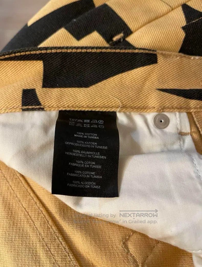 Dries Van Noten Dries Van Noten Yellow printed jeans Size US 30 / EU 46 - 4 Thumbnail