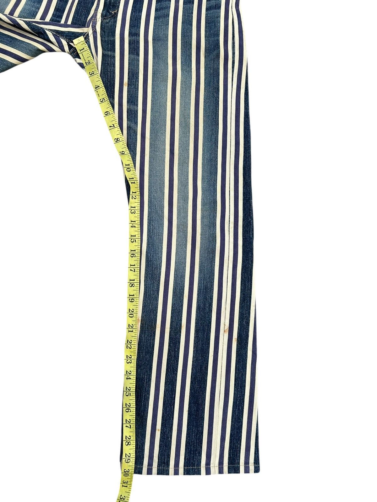 Kapital Vintage Edwin 505 Selvedge Stripe Japanese Denim Jeans Size US 32 / EU 48 - 16 Thumbnail