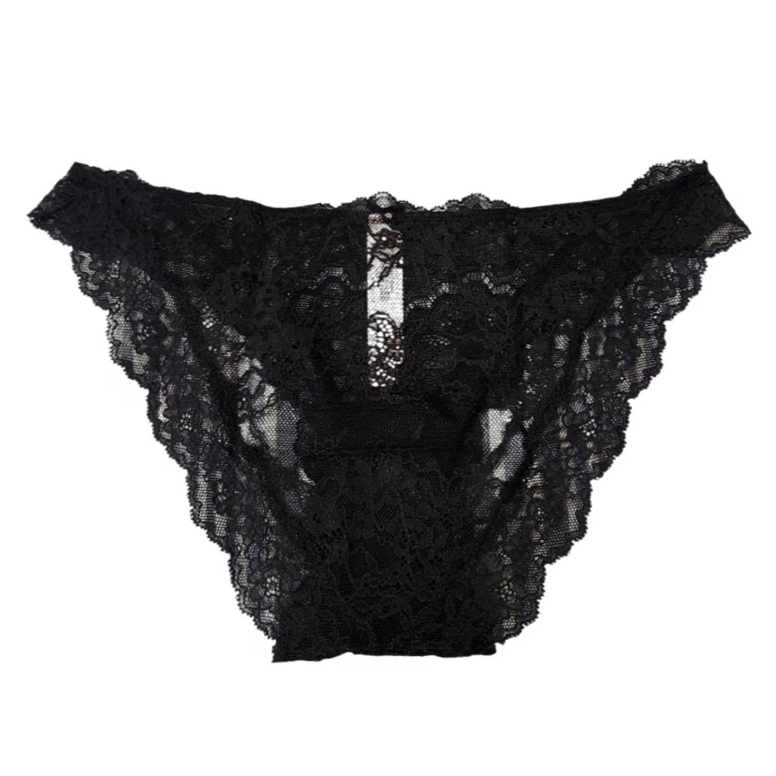 Victoria's Secret Victoria's Secret Womens M Dream Angels Cheekini Panties Underwear Lace Black Size 32" / US 10 / IT 46 - 2 Thumbnail