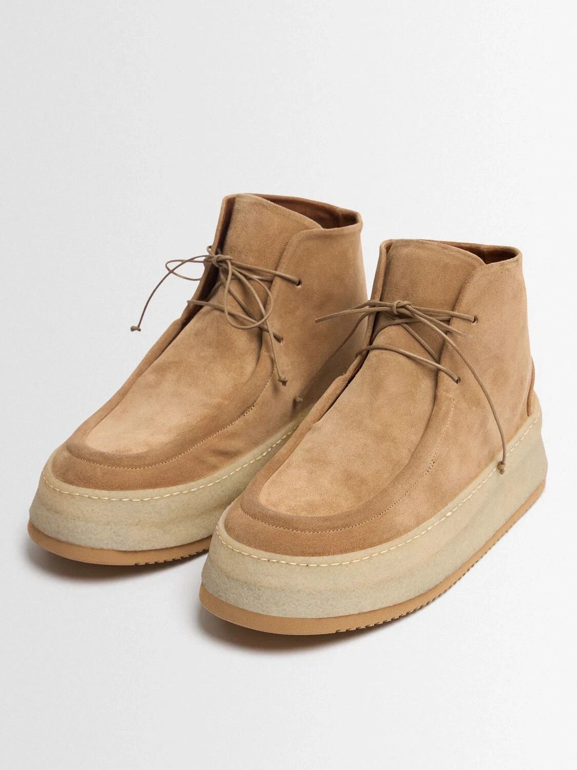 Marvel Comics MARSELL Parapana $1120 Hazelnut Suede Boots New & Authentic Size US 10 / EU 43 - 2 Thumbnail