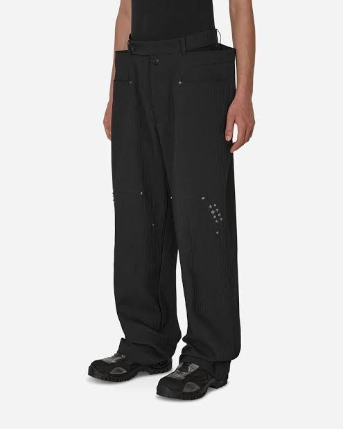 Designer × Kiko Kostadinov Kiko Kostadinov Black Antharsa Trousers Size US 30 / EU 46 - 1 Thumbnail