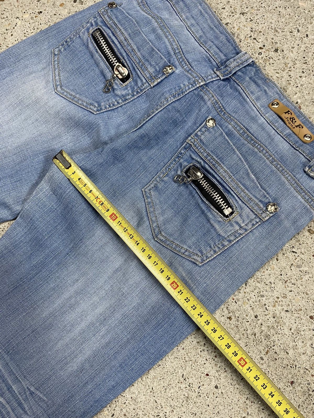 Japanese Brand Vintage japan style bootcut flared jeans metal y2k Size 27" / US 4 / IT 40 - 11 Thumbnail