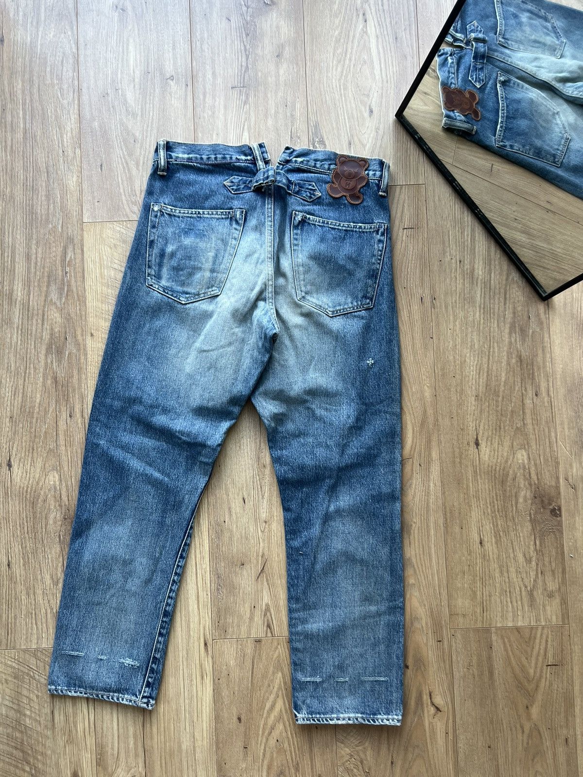 HYSTERIC GLAMOUR KINKY TEDDY BEAR SELVEDGE JEANS Y2K RARE