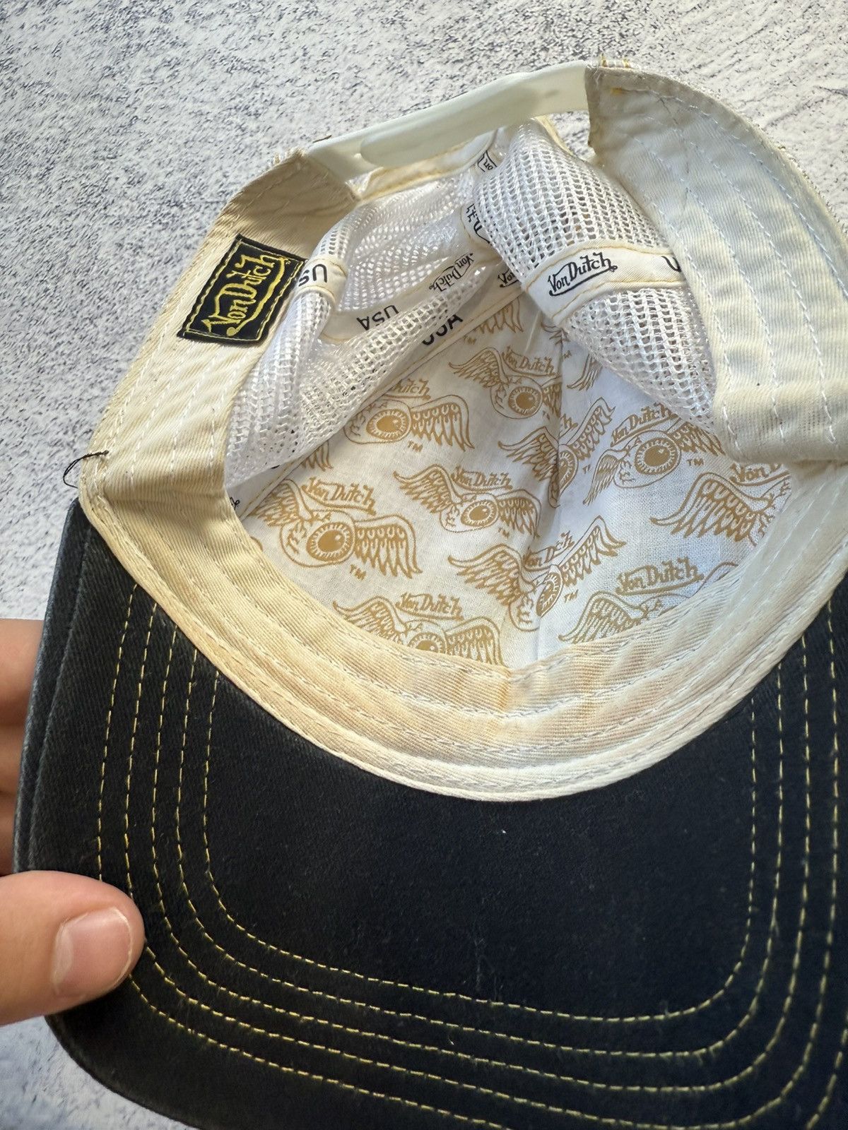 Von Dutch Vintage Von Dutch USA trucker cap hat Y2K Size ONE SIZE - 17 Thumbnail