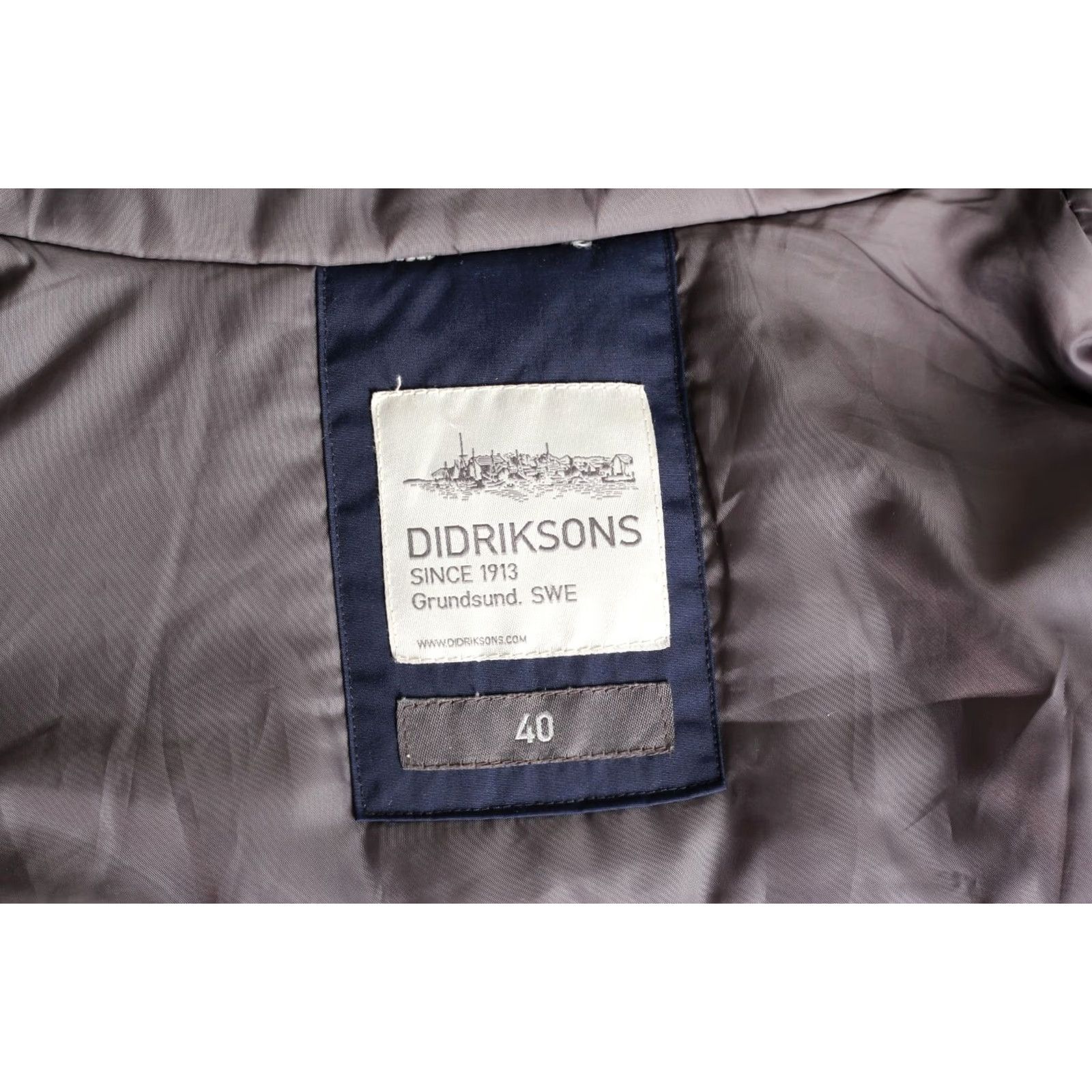 Vintage DIDRIKSONS LETISHA Jacket Women Size EU 40 L UK 14 Hooded Waterproof Parka Coat Blue XS? Size S / US 4 / IT 40 - 7 Thumbnail