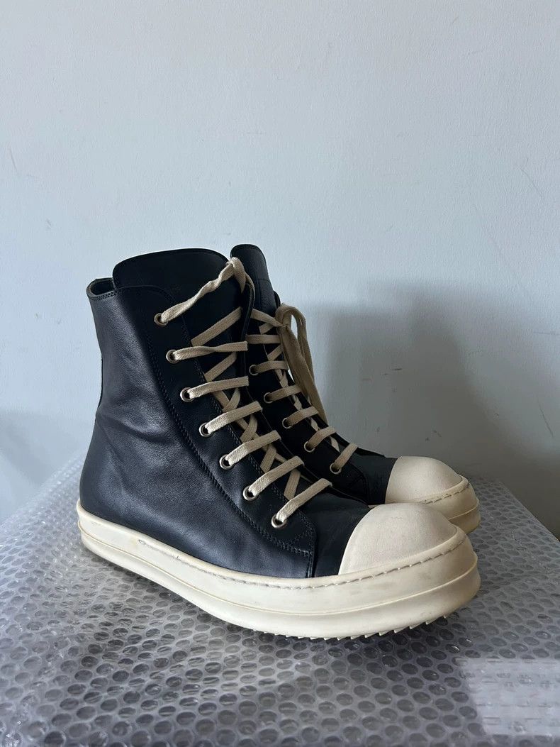 Rick Owens Rick Owens Main Line High Bond Leather Converse shoes Size US 9 / EU 42 - 3 Thumbnail