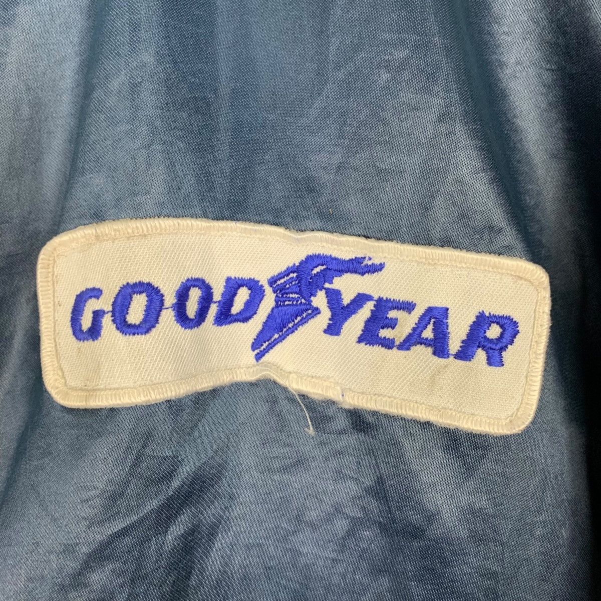Japanese Brand BIKE GOODYEAR Motorsports Satin Coach Jacket #0073-C5 Size US XL / EU 56 / 4 - 16 Thumbnail