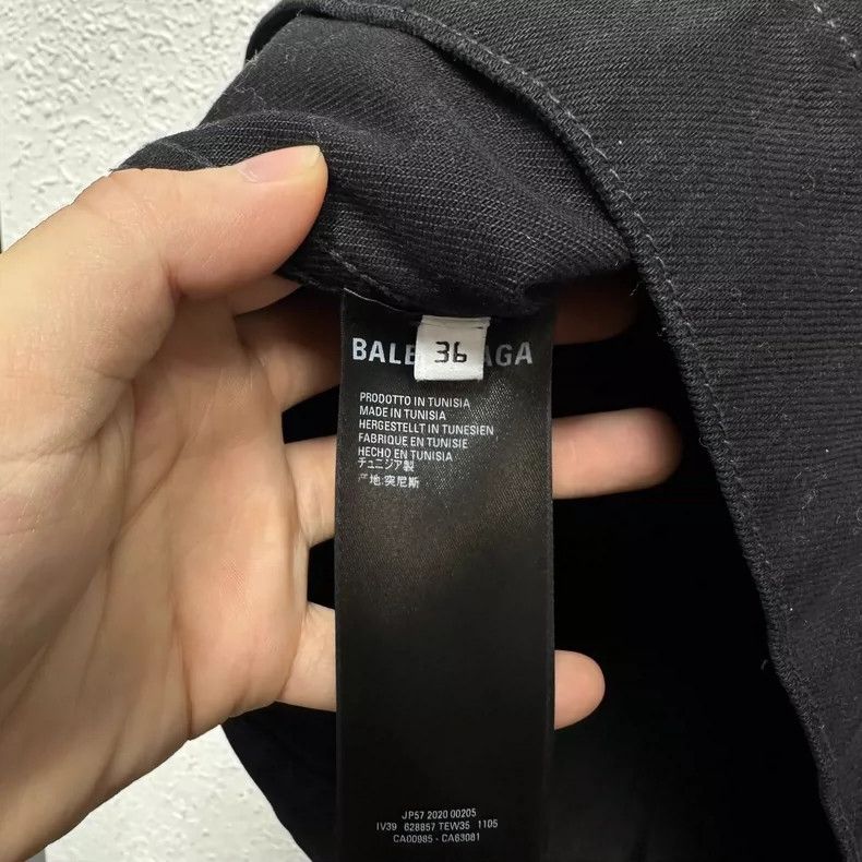 Balenciaga Balenciaga size 36 Crew Denim Jacket Size S / US 4 / IT 40 - 4 Thumbnail
