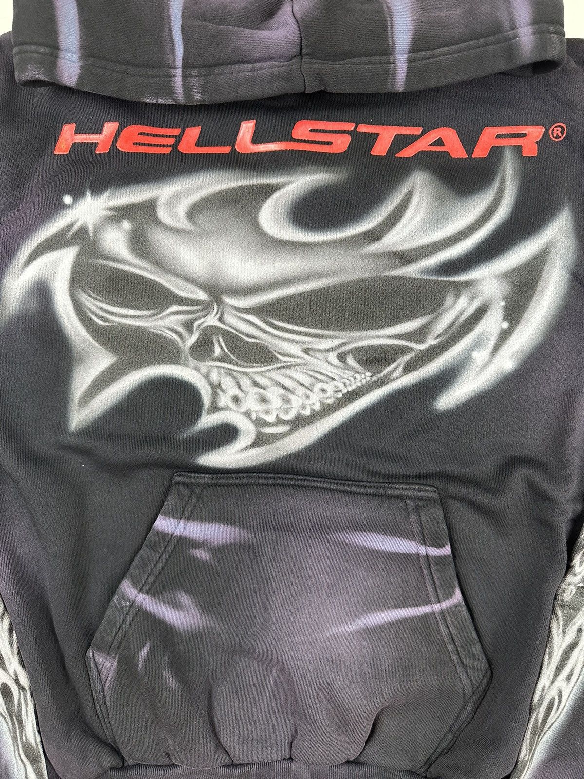 HELLSTAR Hellstar Airbrushed Skull Hoodie Size US M / EU 48-50 / 2 - 2 Thumbnail