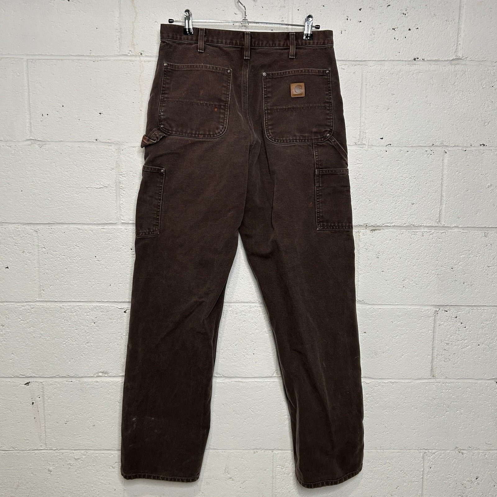 Carhartt Vintage Carhartt DoubleKnee Dungaree Pants “Dark Brown” Size US 32 / EU 48 - 2 Thumbnail