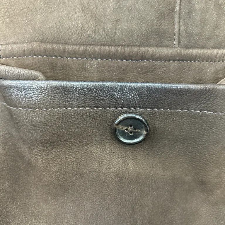 Prada Brown Leather Duffle Coat Size US L / EU 52-54 / 3 - 7 Thumbnail