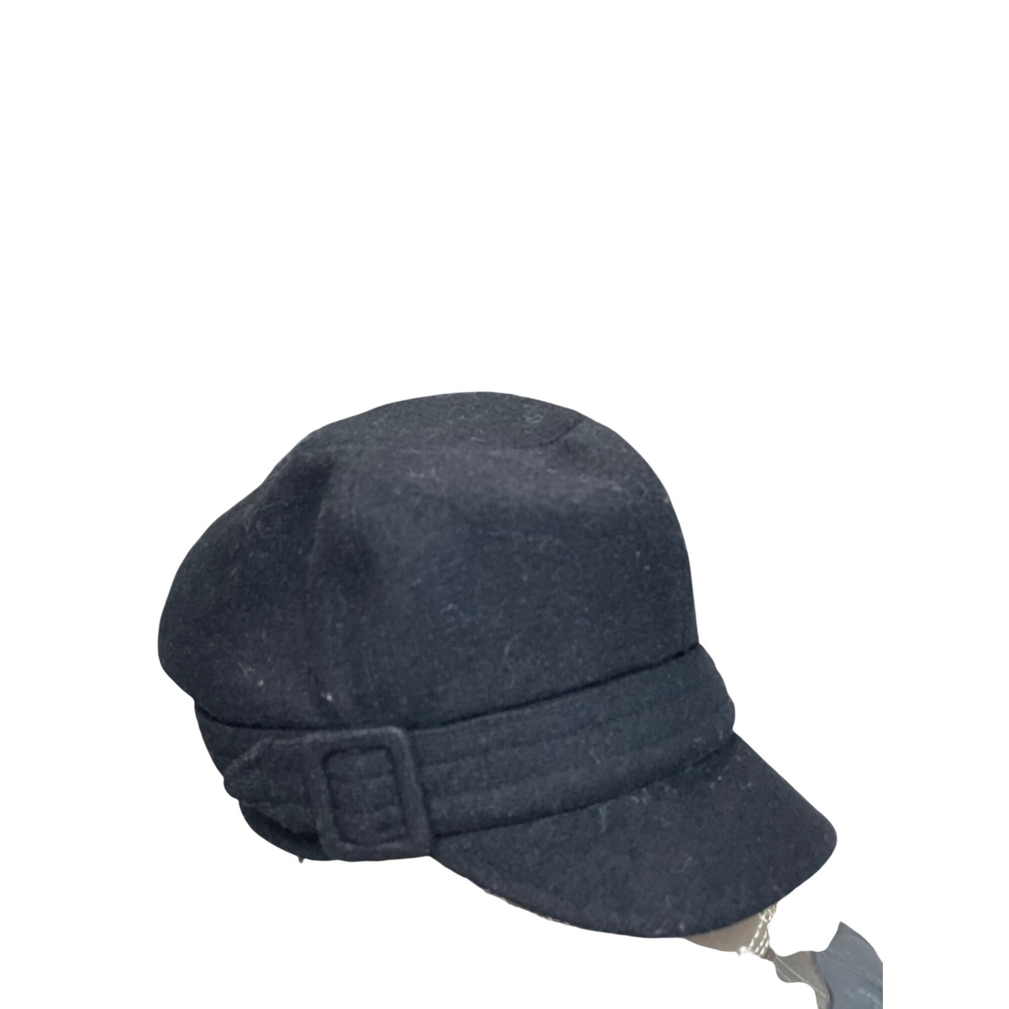 Other Wallaroo Devon Womans Black Wool Newsboy Fiddler lined cap h Size ONE SIZE - 10 Thumbnail