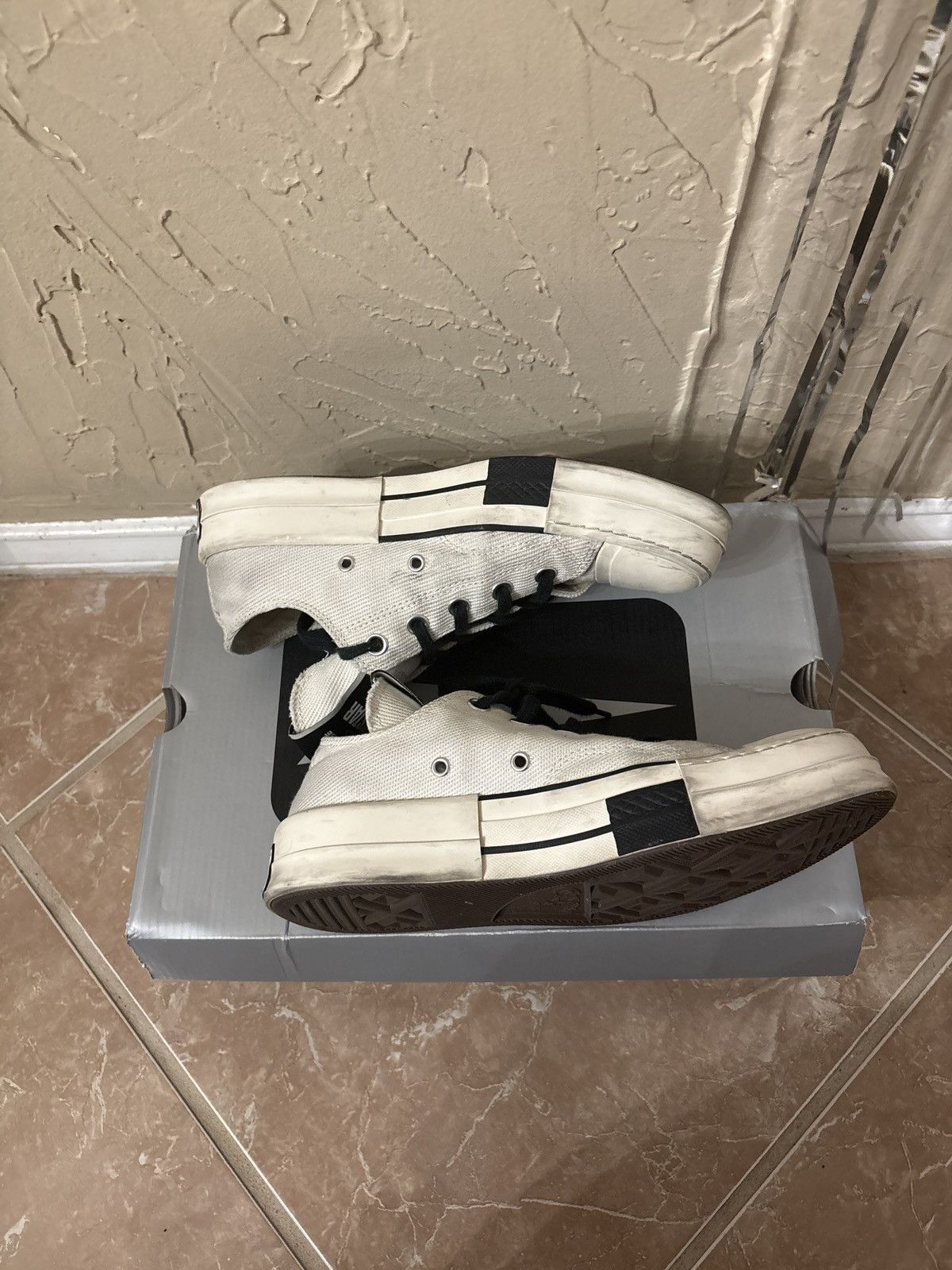 Converse × Rick Owens Drkshdw Rick Owens Darkshdw Converse Size US 6.5 / EU 39-40 - 4 Thumbnail