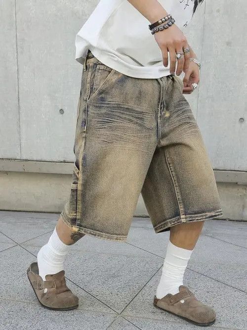 Jean Fuyuka x Hino Vintage Jorts Cargo Y2k Shorts Jeans Size US 32 / EU 48 - 8 Thumbnail
