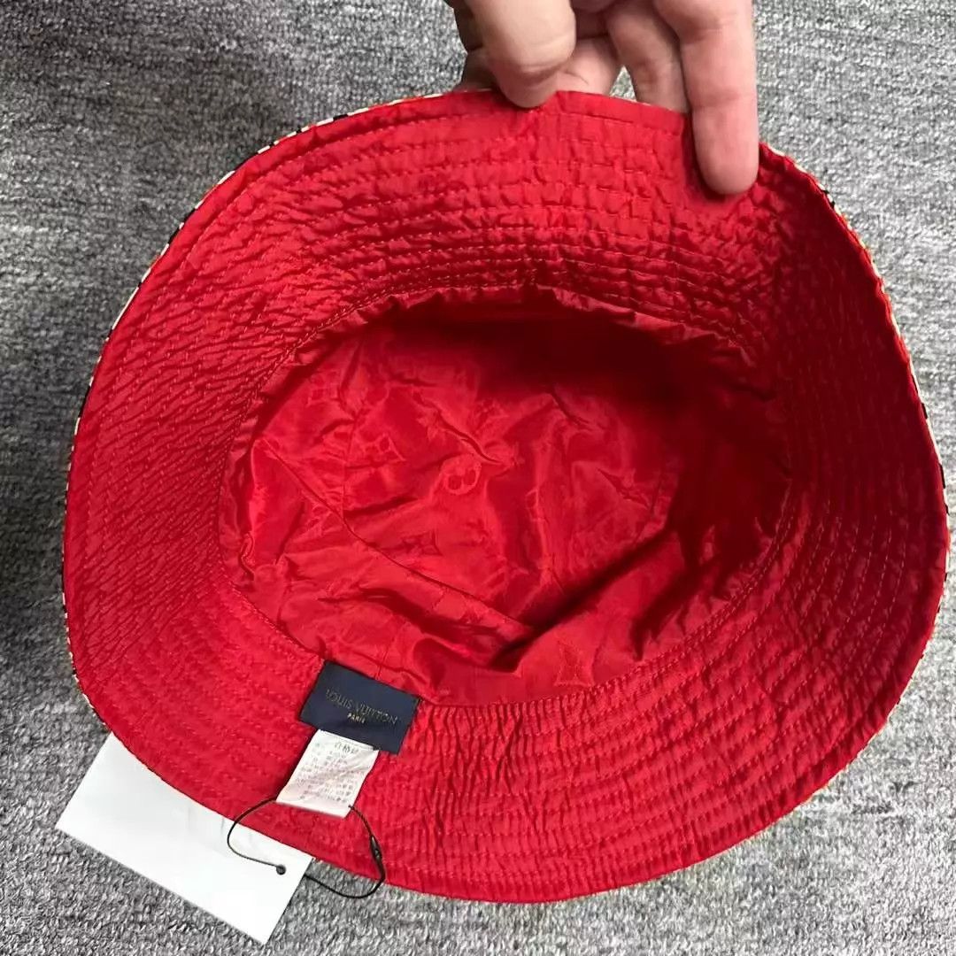 Louis Vuitton LV Monogram All Over Print Bucket Hat S 99 New Size ONE SIZE - 3 Thumbnail
