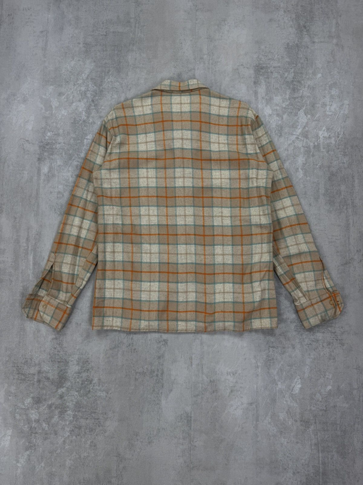 Vintage S. INZERILLO PALERMO Wool Vintage plaid shirt long sleeve Size US M / EU 48-50 / 2 - 3 Thumbnail