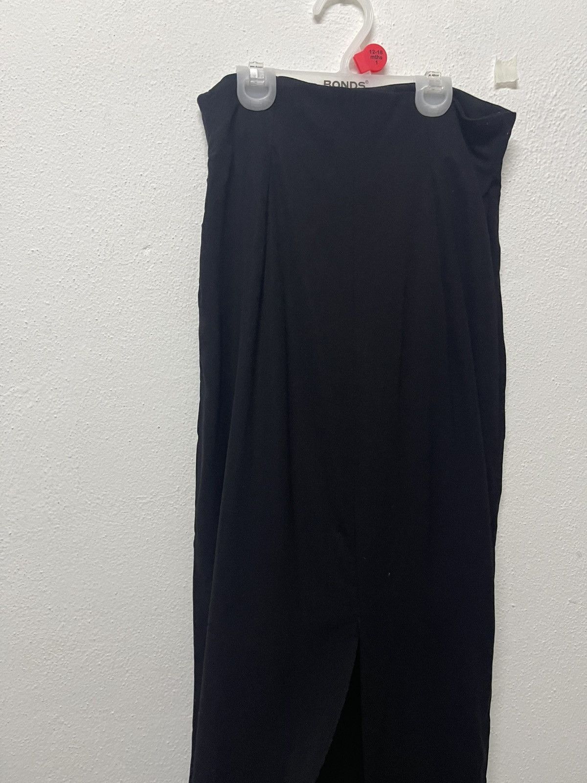 Moschino 90s MOSCHINO WOOL MAXI SKIRT RARE SLIMFIT Size 23" - 9 Thumbnail
