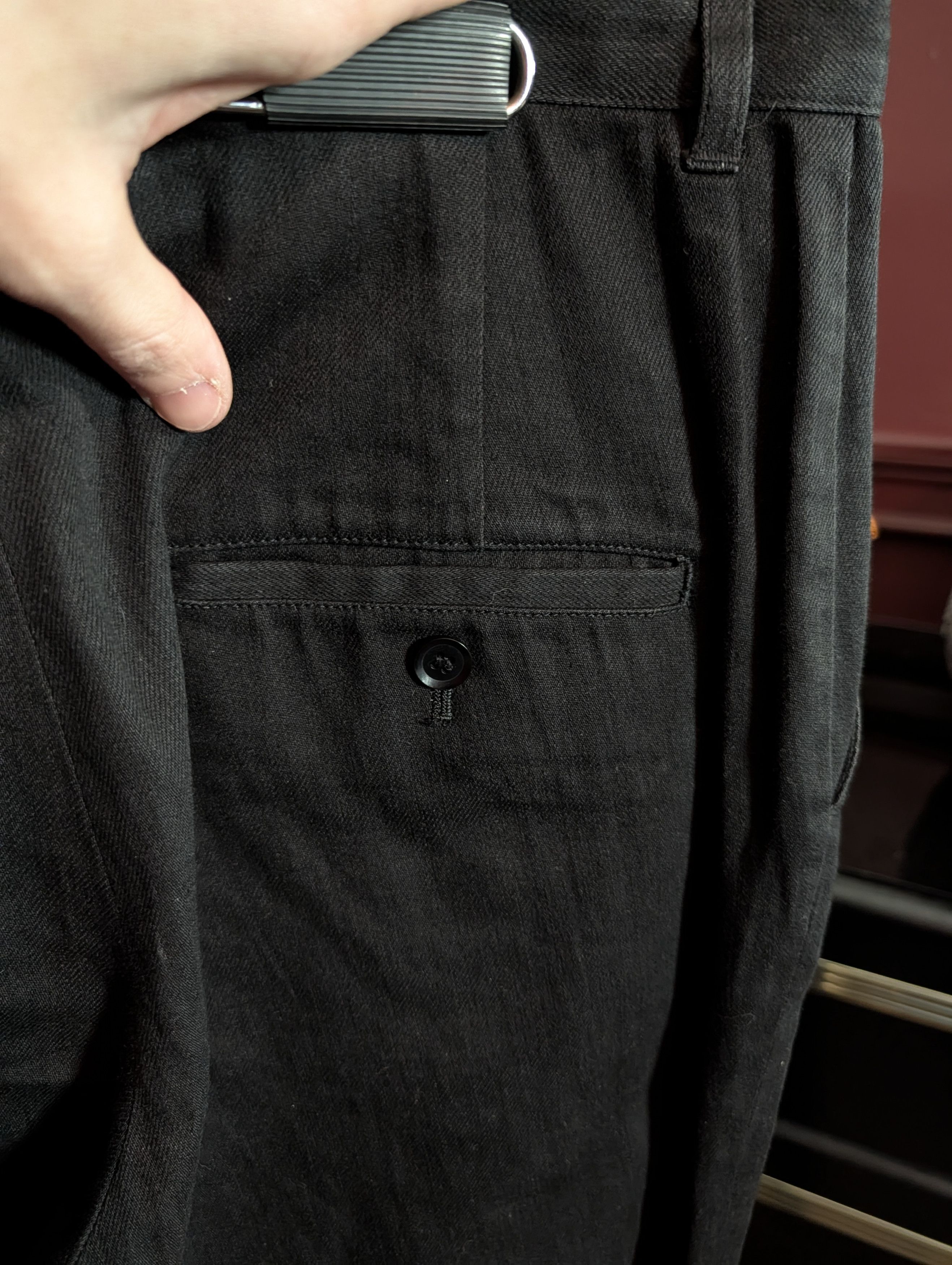 Yohji Yamamoto Vintage Noir+ Black Flared Bondage Jeans Japan Sz2 Size US 30 / EU 46 - 9 Thumbnail