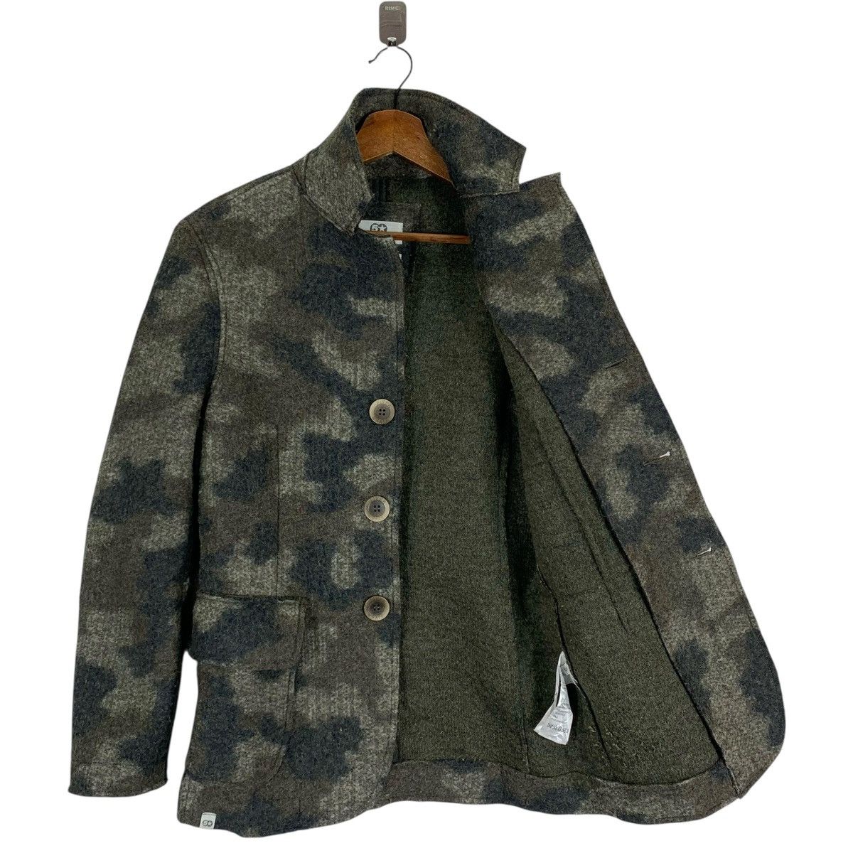 Designer VINTAGE 5 STAR FIVER WOOL COAT MADE IN ITALY Size US S / EU 44-46 / 1 - 5 Thumbnail