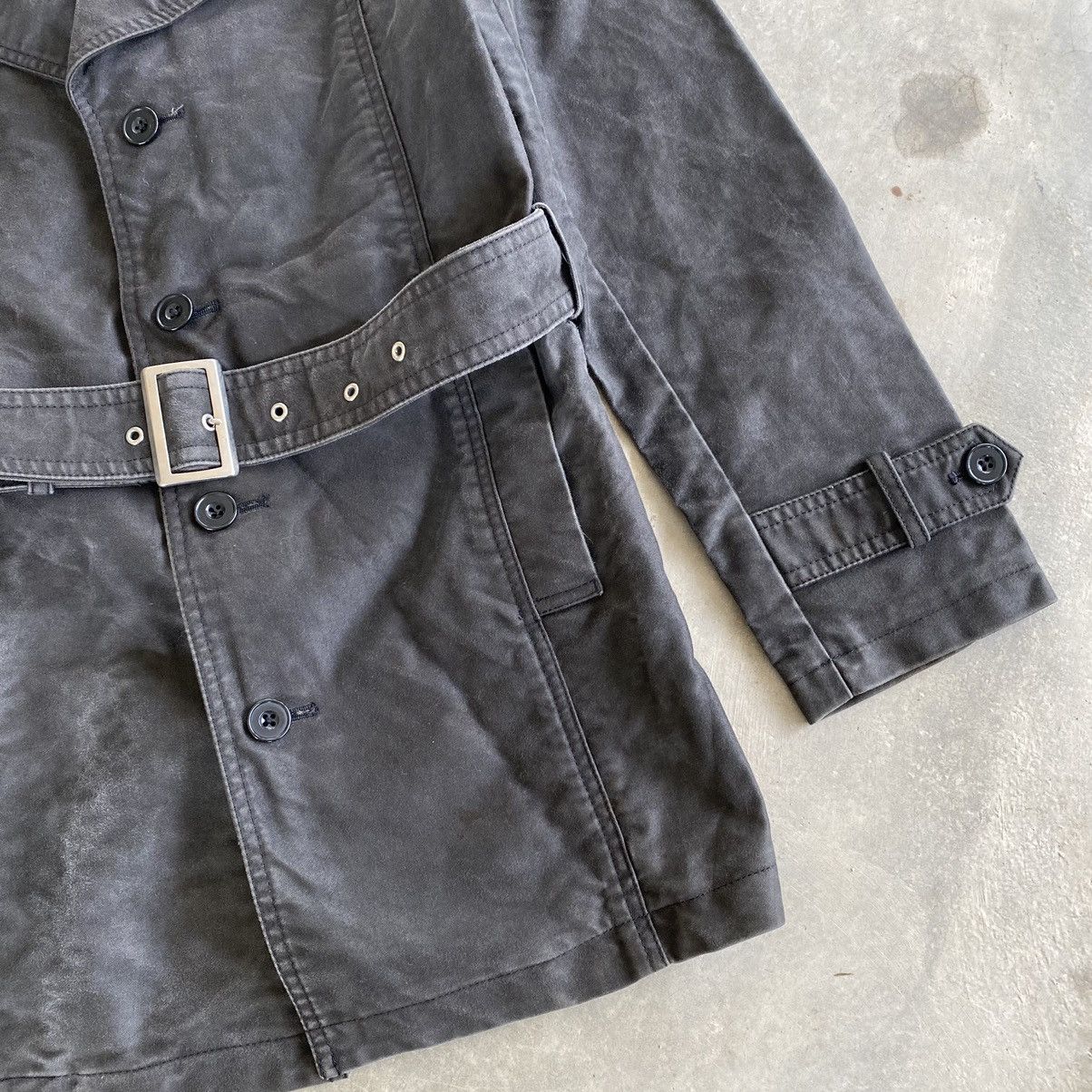 Japanese Brand × semanticdesign SEMANTIC DESIGN Belted Black Coat Size US M / EU 48-50 / 2 - 7 Thumbnail