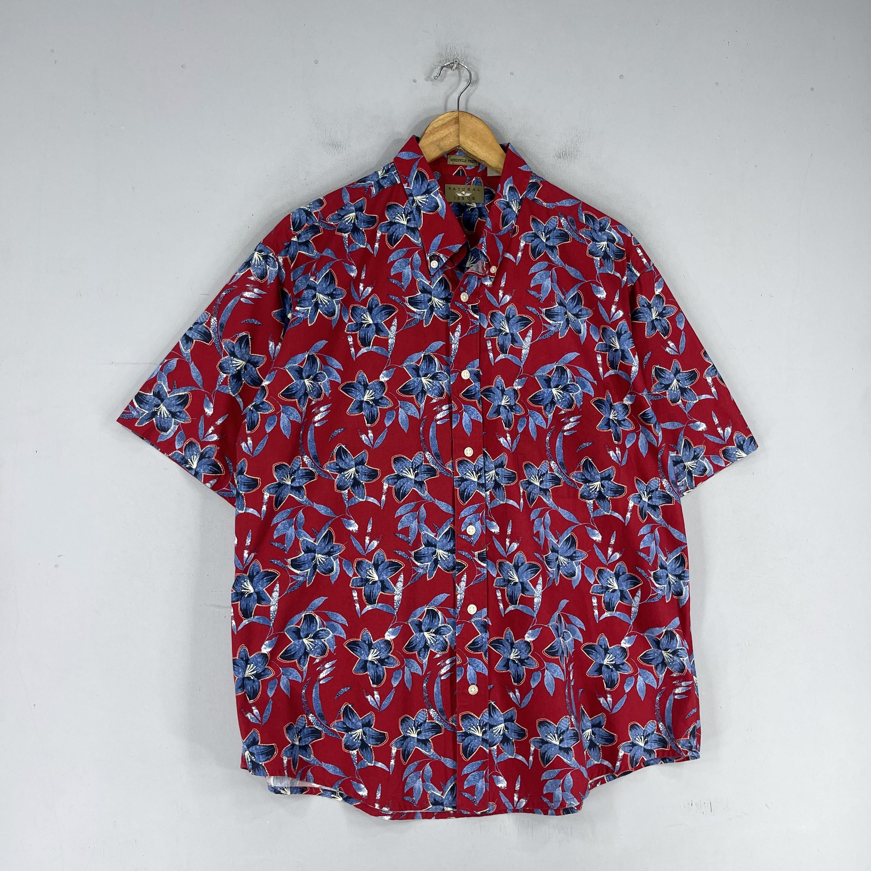 Other Vintage Hawaiian Abstract White Jasmine Floral Button Up Size US XL / EU 56 / 4 - 4 Thumbnail