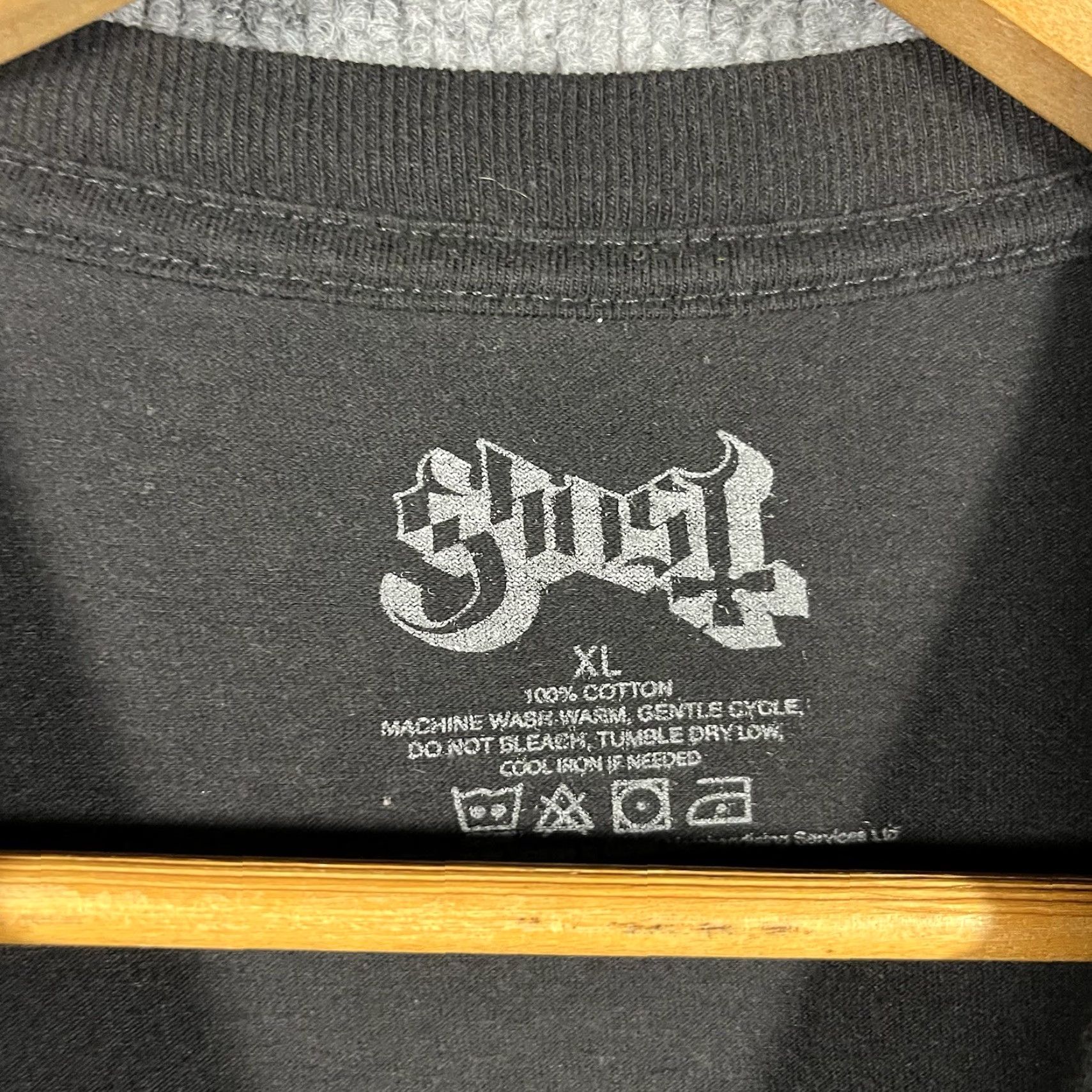 Vintage Ghost Band T-Shirt Black Size XL Graphic Print Short Sleeve Mens Size US XL / EU 56 / 4 - 3 Thumbnail
