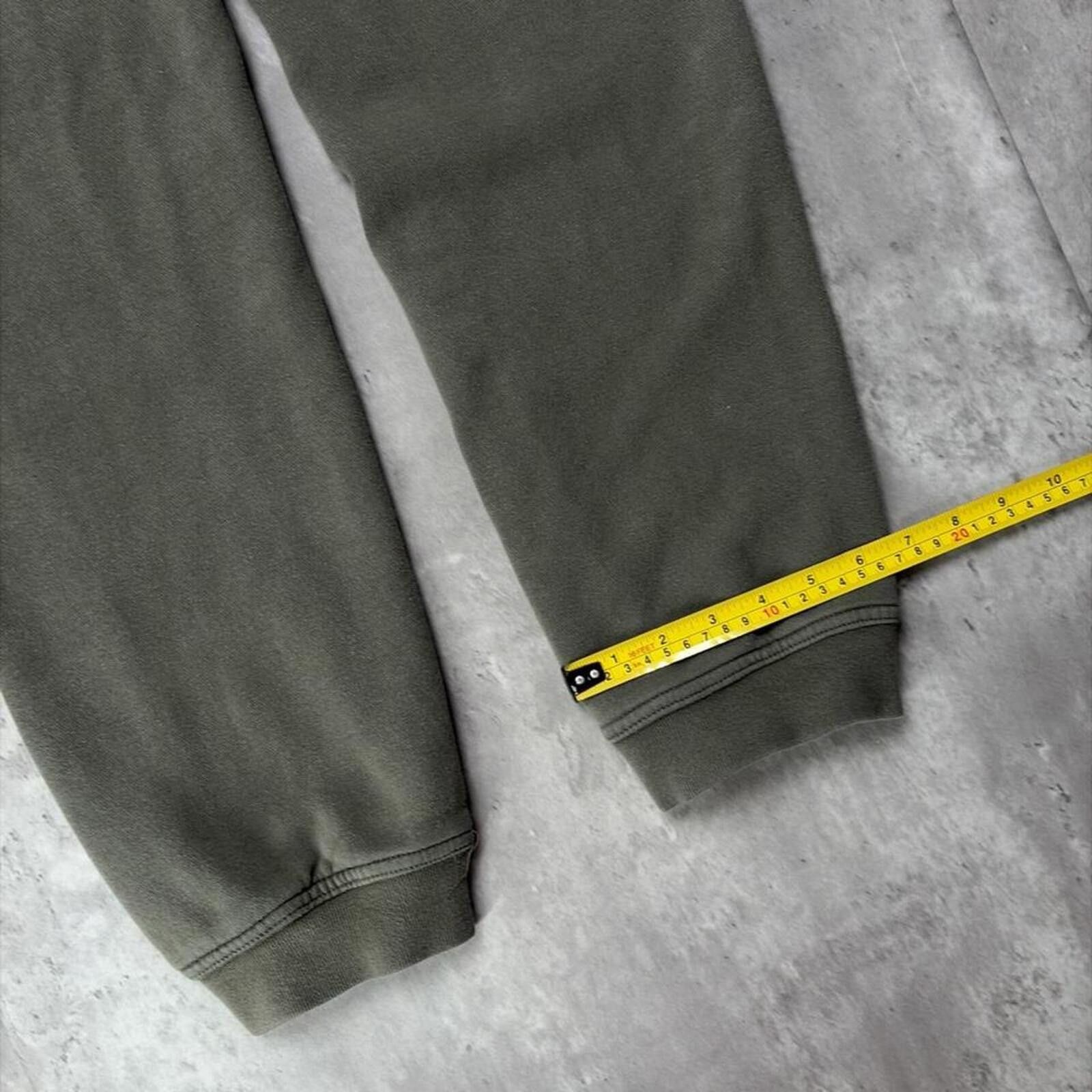 Asics Y2K Olive Green Asics Grunge Cuffed Gym Sweatpants Size US 36 / EU 52 - 8 Thumbnail