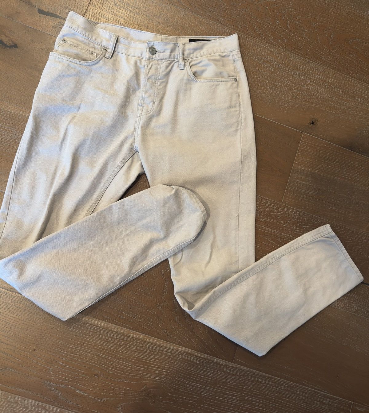Allsaints 2 Allsaints Denim Pistol Jeans Pants Grey and Dark Green Size US 32 / EU 48 - 2 Thumbnail