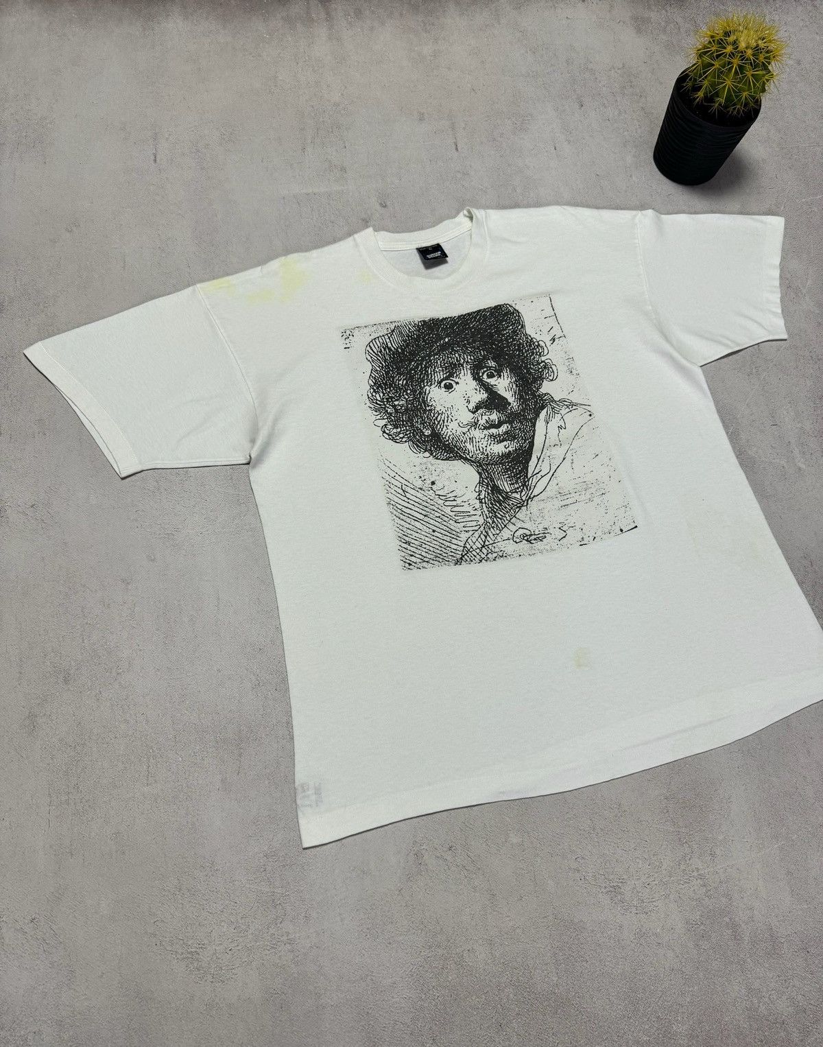 Vintage Vintage Museum Het Rembrandthuis Amsterdam Art T Shirt 80s Size US XL / EU 56 / 4 - 2 Thumbnail