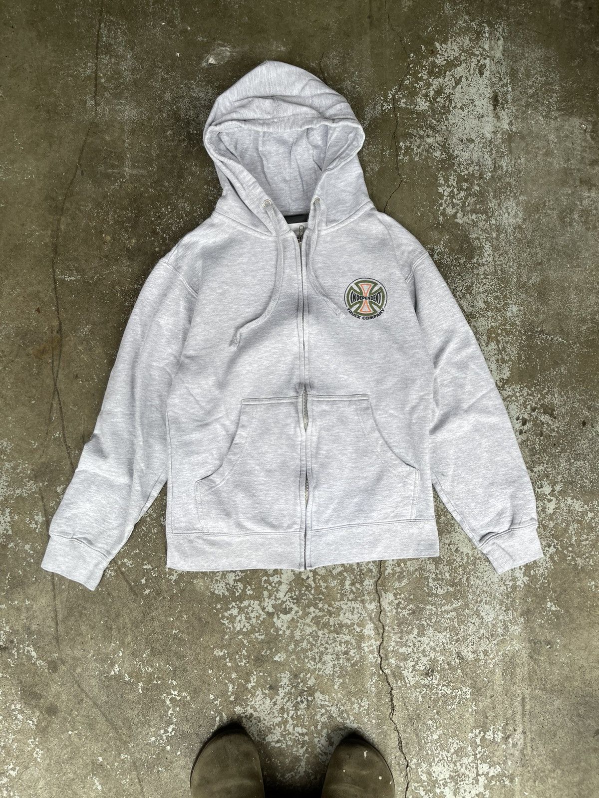 Independent Truck Co. Vintage Y2K Independent Skating Zip Up Hoodie Size US S / EU 44-46 / 1 - 1 Thumbnail