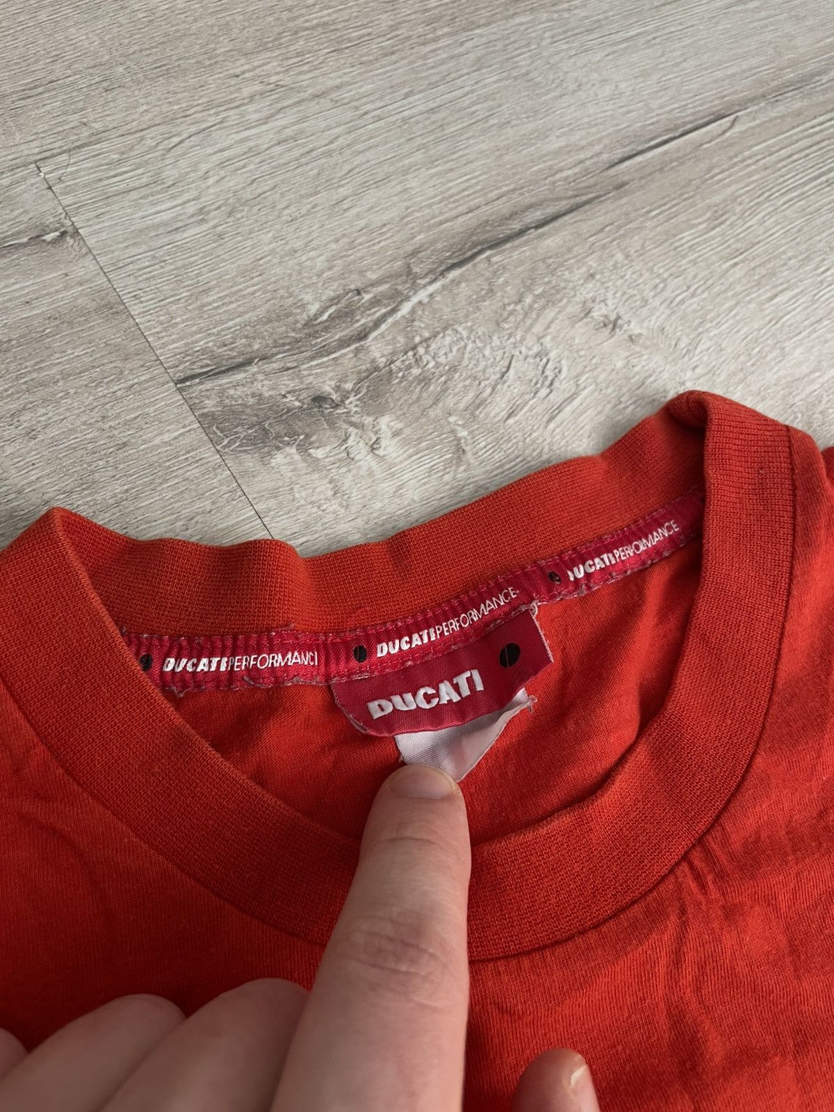 Ducati Vintage 90s Moto Ducati Performance Historic Logo Colle Tee Size US L / EU 52-54 / 3 - 4 Thumbnail