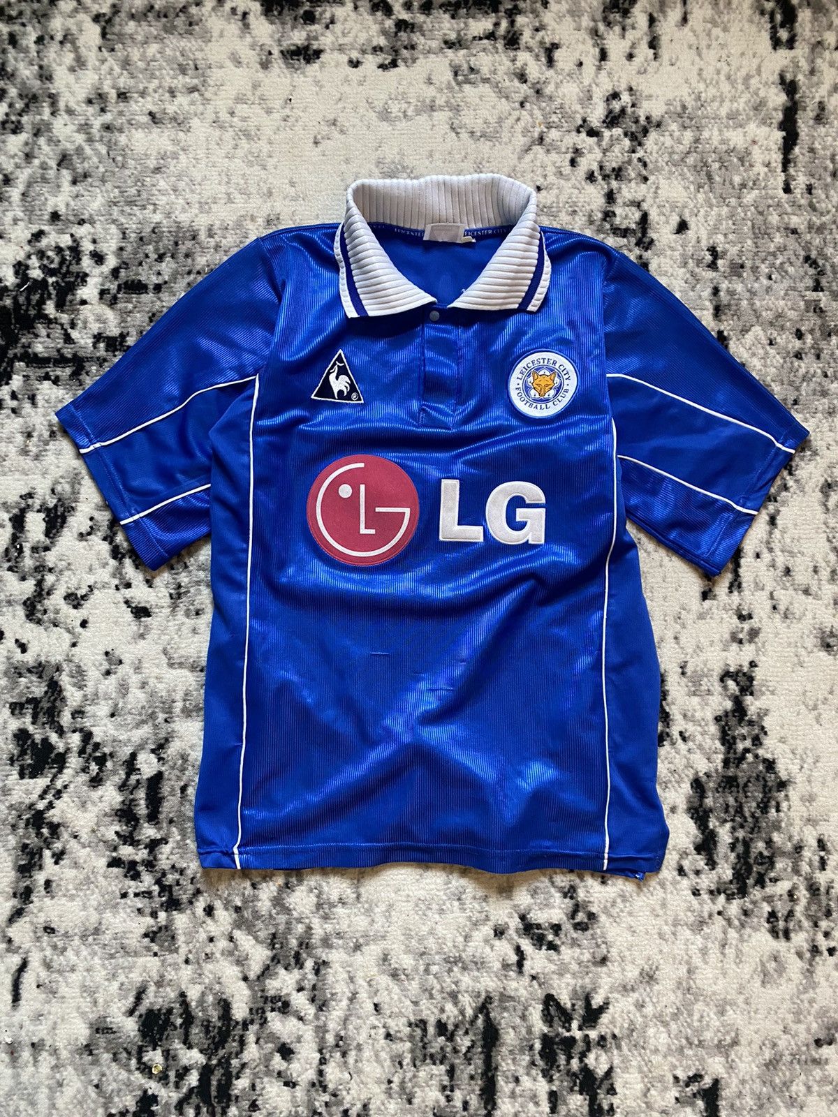 Le Coq Sportif × Vintage Leicester City FC 2002-2003 Home Soccer Jersey LG Blockcore Size US S / EU 44-46 / 1 - 1 Thumbnail