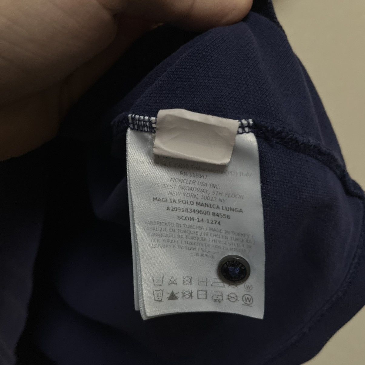 Moncler Moncler Polo T-Shirt Size US XL / EU 56 / 4 - 7 Thumbnail