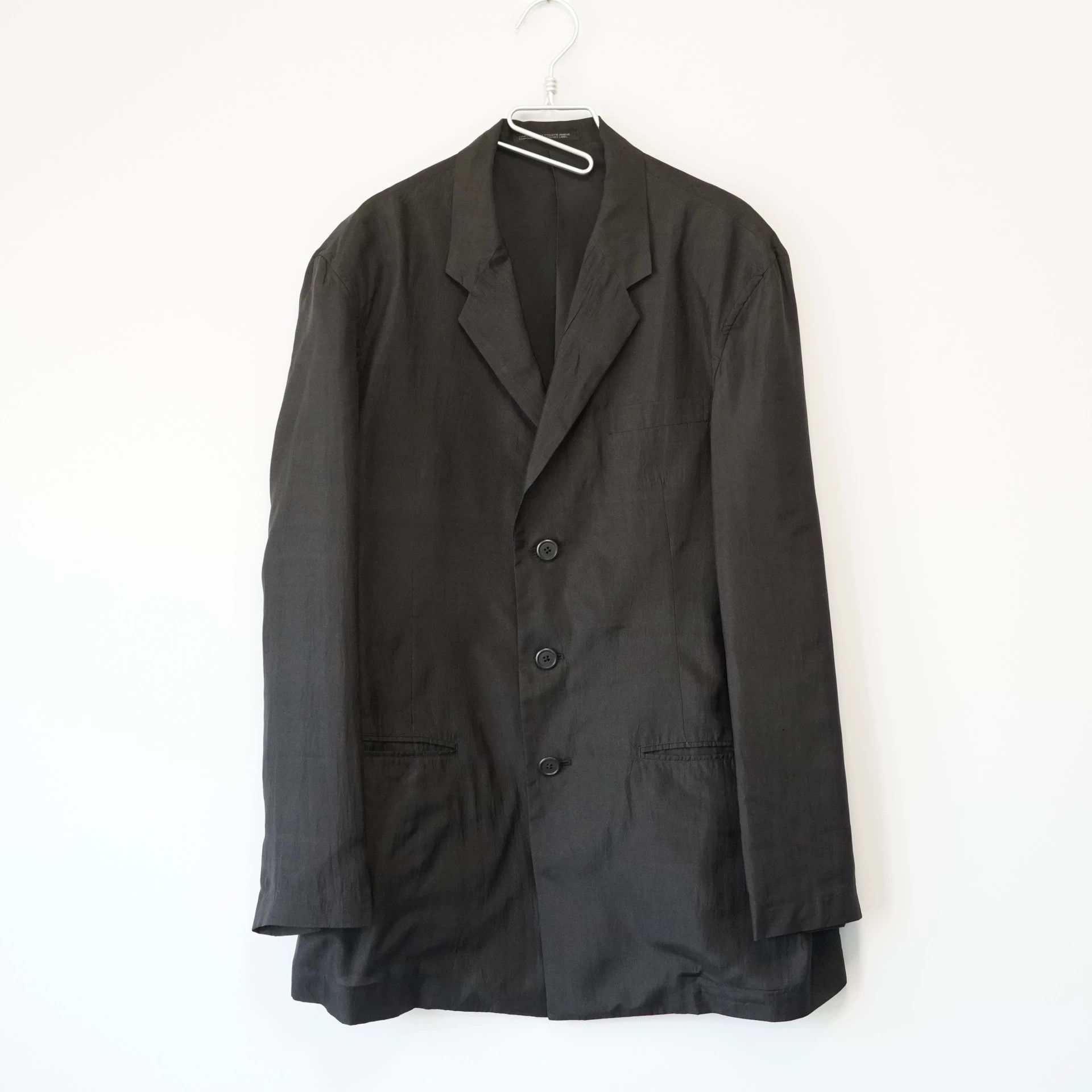 Yohji Yamamoto Yohji Yamamoto 90SS Silk Jacket J22 M Size US M / EU 48-50 / 2 - 1 Thumbnail