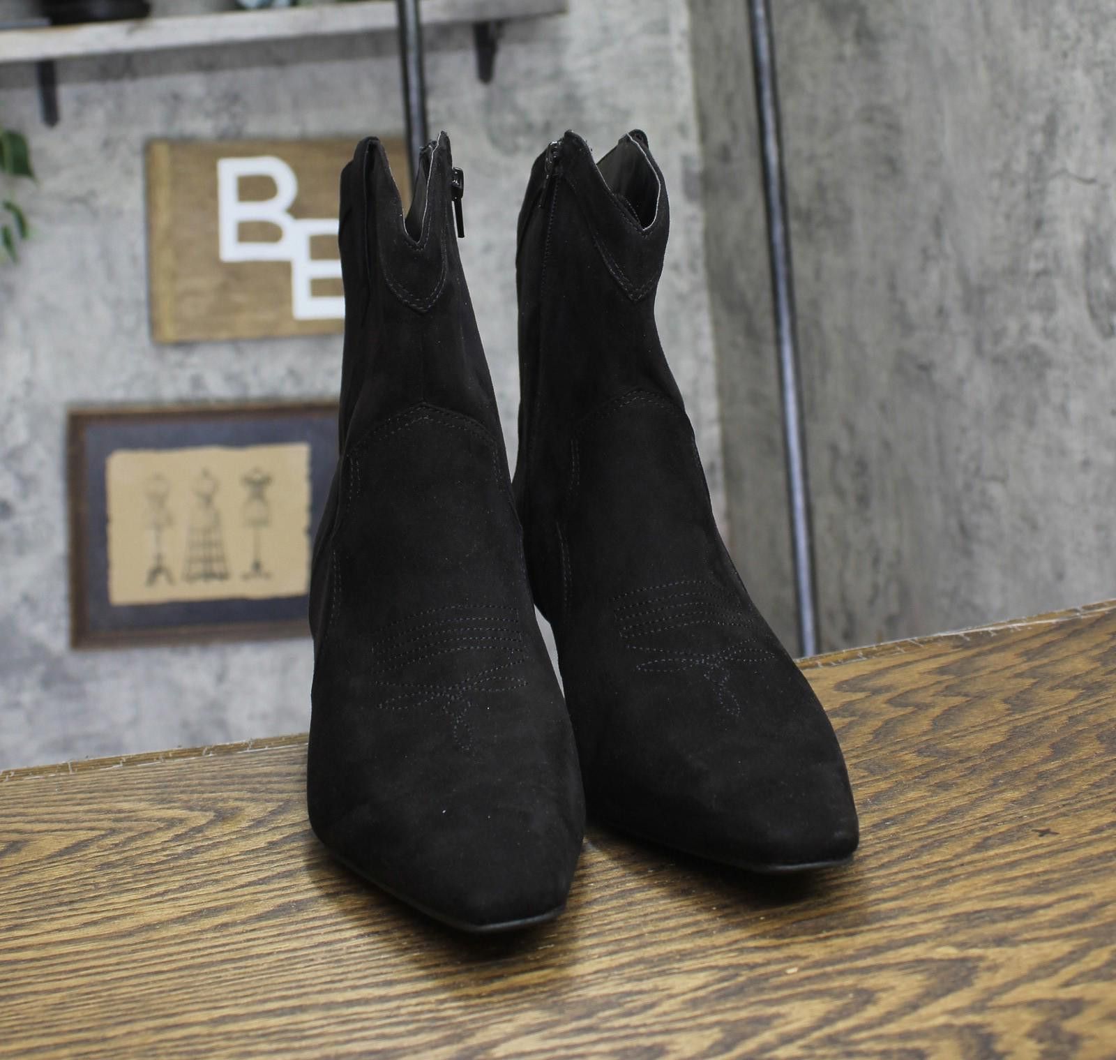 Other Inc International Concepts Booties Black Microsuede 10.5m Size US 10.5 / IT 40.5 - 3 Thumbnail