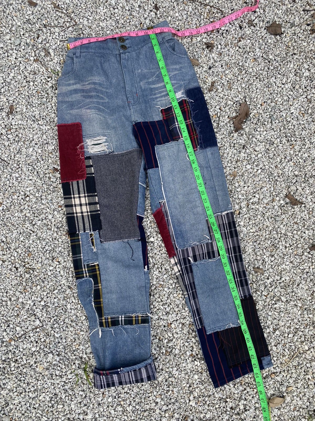 Vintage Vintage Patchwork Kohaku Jeans Pant Size US 33 - 12 Thumbnail
